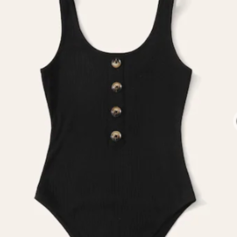 Rib-Knit Tank Bodysuit - Picture 2 of 7